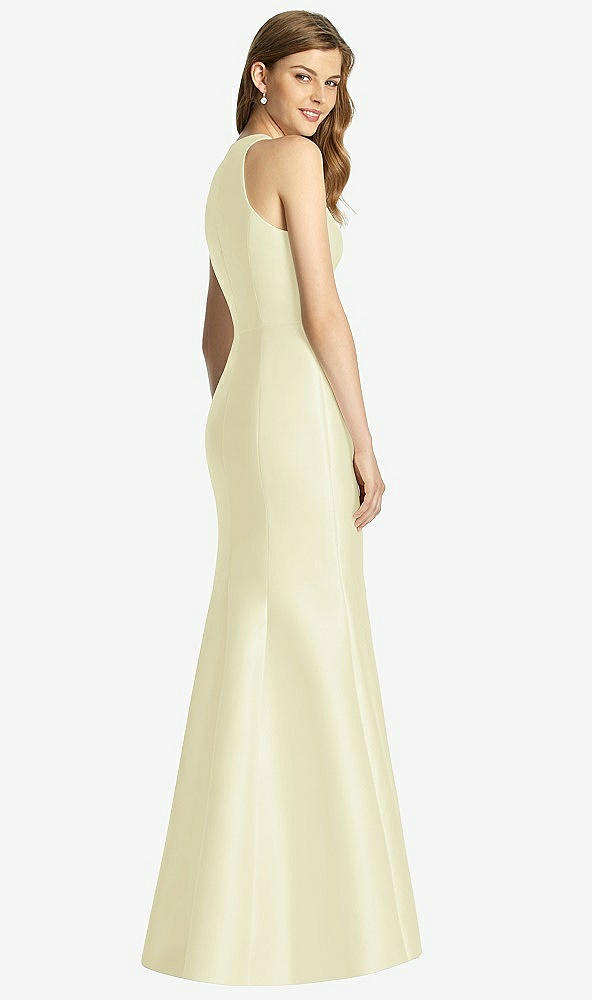 Back View - Butter Yellow Bella Bridesmaid Dress BB121