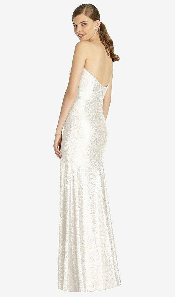 Back View - Ivory Dessy Bridesmaid Dress 3037