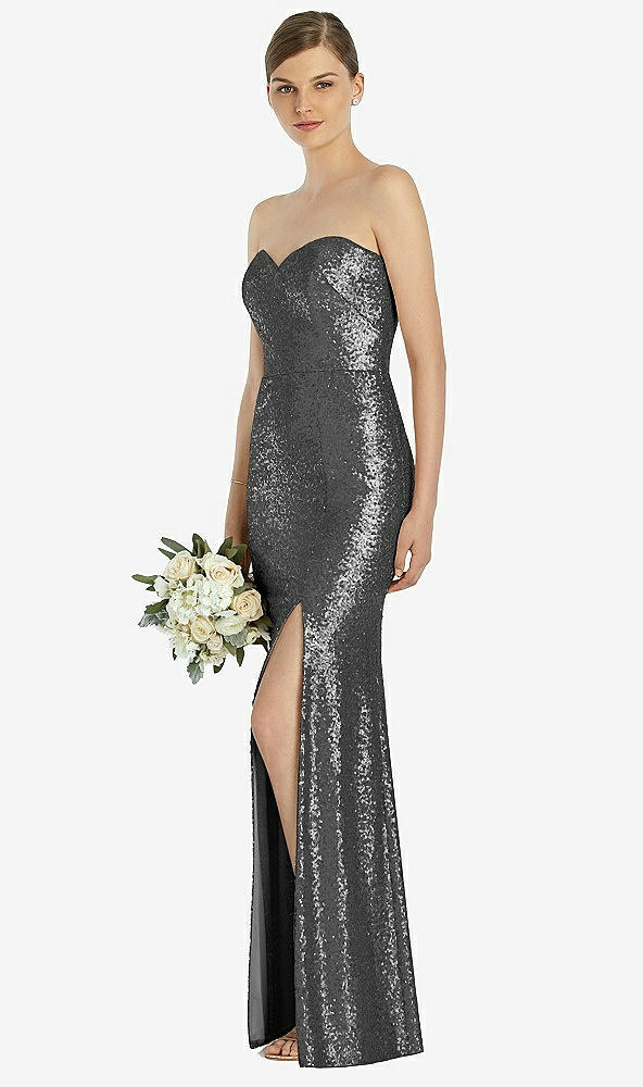 Front View - Stardust Dessy Bridesmaid Dress 3037