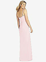 Rear View Thumbnail - Ballet Pink After Six Bridesmaid Dress 6811
