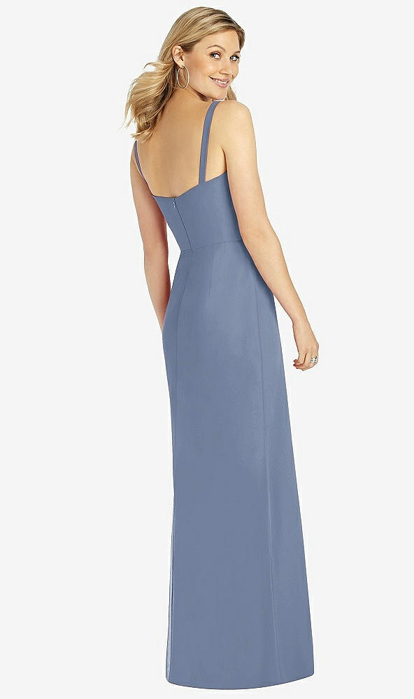 Back View - Larkspur Blue After Six Bridesmaid Dress 6811