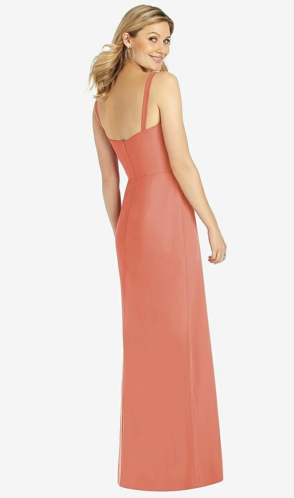 Back View - Terracotta Copper After Six Bridesmaid Dress 6811