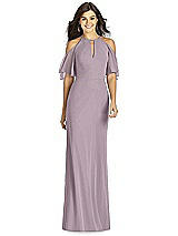 Front View Thumbnail - Lilac Dusk Thread Bridesmaid Style Dakota