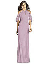 Front View Thumbnail - Suede Rose Thread Bridesmaid Style Dakota