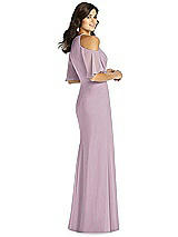 Rear View Thumbnail - Suede Rose Thread Bridesmaid Style Dakota