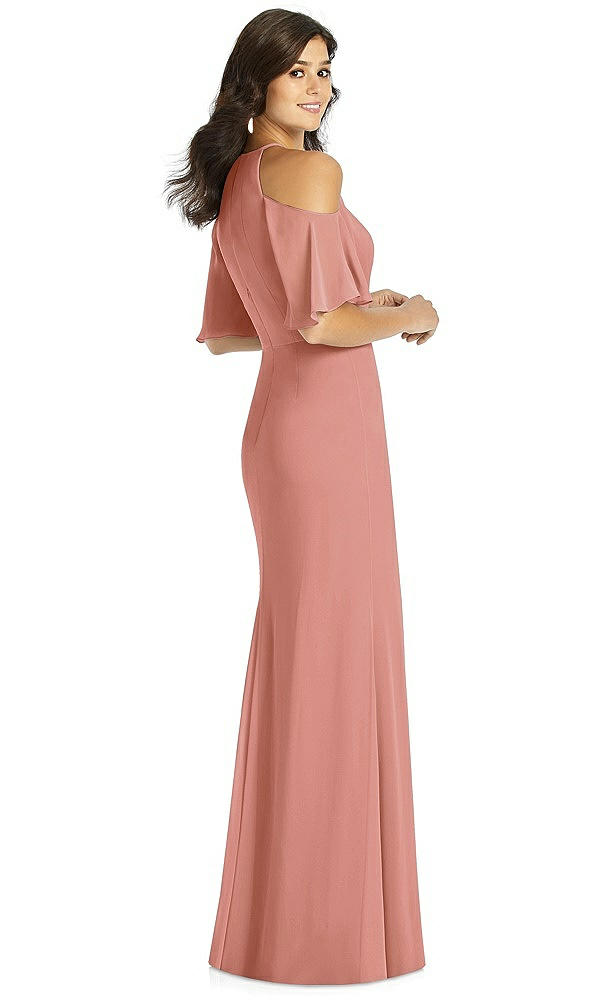 Back View - Desert Rose Thread Bridesmaid Style Dakota