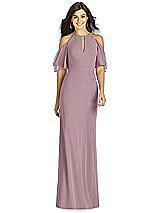 Front View Thumbnail - Dusty Rose Thread Bridesmaid Style Dakota