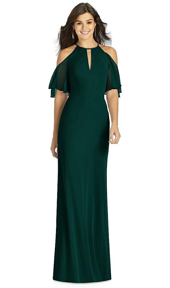 Front View - Evergreen Thread Bridesmaid Style Dakota