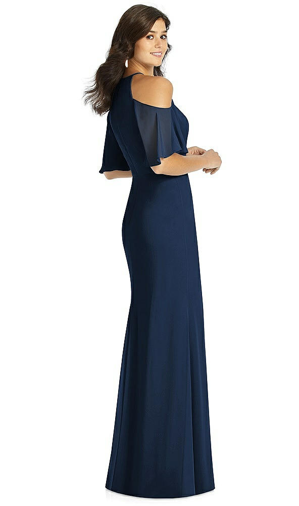 Back View - Midnight Navy Thread Bridesmaid Style Dakota