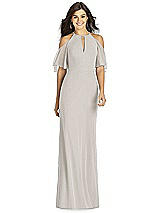 Front View Thumbnail - Oyster Thread Bridesmaid Style Dakota