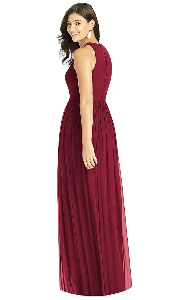Back View - Burgundy Thread Bridesmaid Style Kailyn