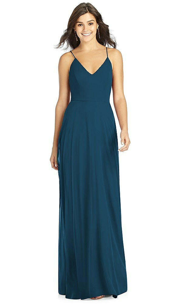 Front View - Atlantic Blue Thread Bridesmaid Style Ida