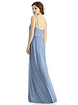 Rear View Thumbnail - Cloudy Silver After Six Shimmer Bridesmaid Dress 1505LS