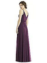 Rear View Thumbnail - Aubergine Silver After Six Shimmer Bridesmaid Dress 1511LS