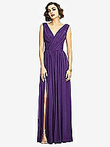 Alt View 1 Thumbnail - Majestic Gold Dessy Shimmer Bridesmaid Dress 2894LS