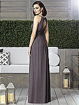 Rear View Thumbnail - Stormy Silver Dessy Shimmer Bridesmaid Dress 2906LS