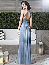 Rear View Thumbnail - Cloudy Silver Dessy Shimmer Bridesmaid Dress 2908LS