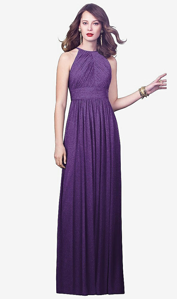 Front View - Majestic Gold Dessy Shimmer Bridesmaid Dress 2918LS