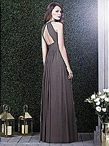 Rear View Thumbnail - Stormy Silver Dessy Shimmer Bridesmaid Dress 2918LS