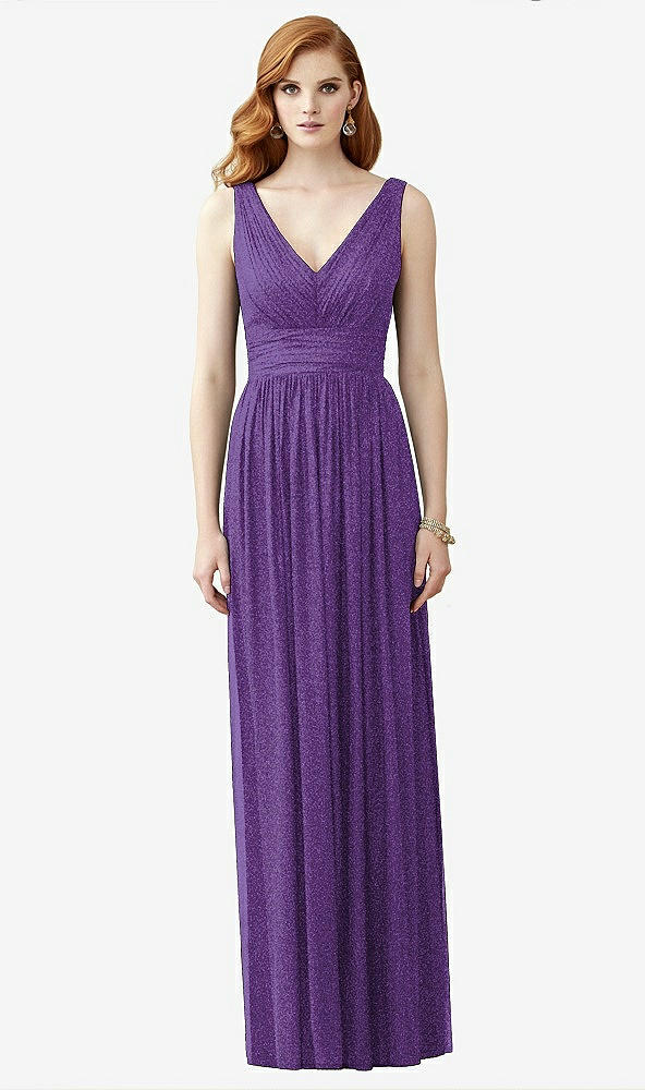 Front View - Majestic Gold Dessy Shimmer Bridesmaid Dress 2955LS