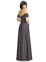 Alt View 2 Thumbnail - Stormy Silver Dessy Shimmer Bridesmaid Dress 2970LS