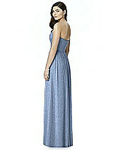 Rear View Thumbnail - Cloudy Silver Dessy Shimmer Bridesmaid Dress 2991LS