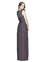 Rear View Thumbnail - Stormy Silver Dessy Shimmer Bridesmaid Dress 3025LS