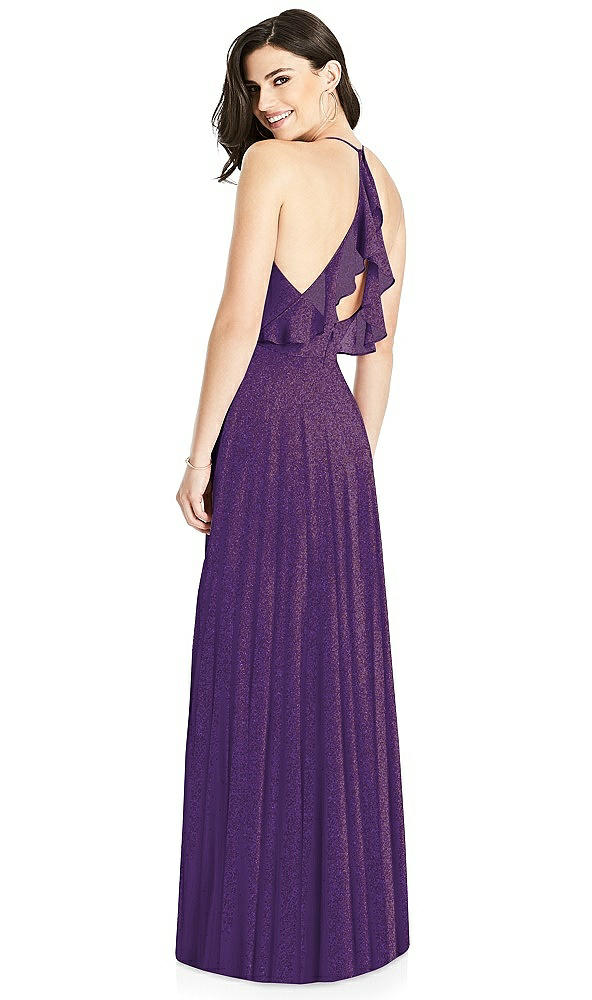 Front View - Majestic Gold Dessy Shimmer Bridesmaid Dress 3021LS