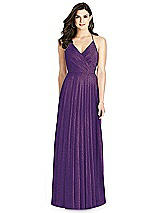 Rear View Thumbnail - Majestic Gold Dessy Shimmer Bridesmaid Dress 3021LS