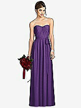 Front View Thumbnail - Majestic Gold After Six Shimmer Bridesmaid Dress 6678LS