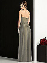 Rear View Thumbnail - Mocha Gold After Six Shimmer Bridesmaid Dress 6678LS