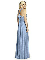Rear View Thumbnail - Cloudy Silver After Six Shimmer Bridesmaid Dress 6760LS