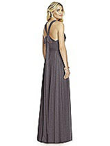 Rear View Thumbnail - Stormy Silver After Six Shimmer Bridesmaid Dress 6760LS