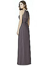 Rear View Thumbnail - Stormy Silver Bella Bridesmaids Shimmer Dress BB100LS