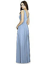 Rear View Thumbnail - Cloudy Silver Bella Bridesmaids Shimmer Dress BB103LS