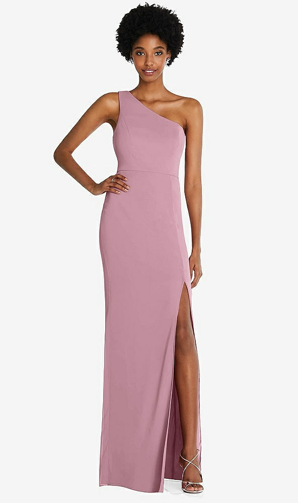 Front View - Dusty Pink Thread Bridesmaid Style Addison