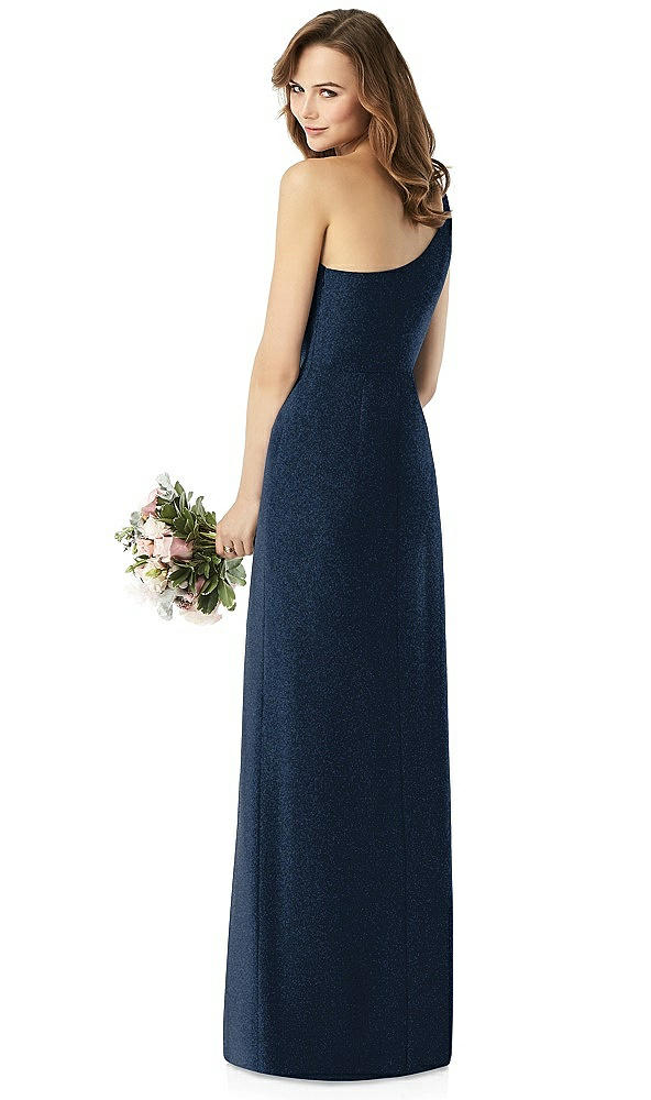 Back View - Midnight Gold Thread Bridesmaid Style Addison