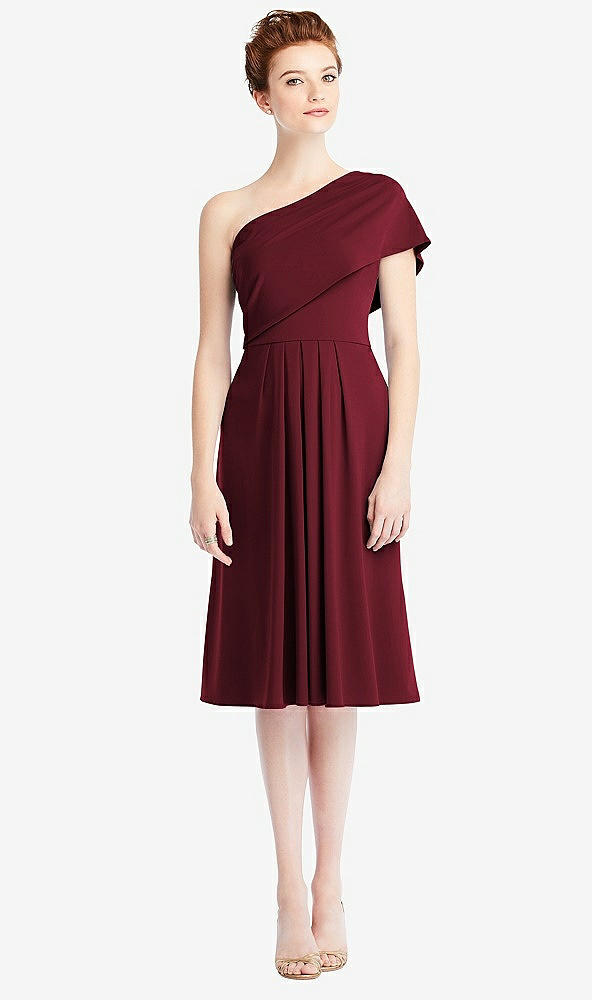 Front View - Cabernet Loop Convertible Midi Dress