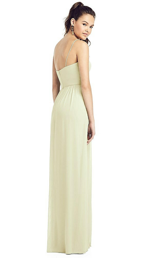 Back View - Butter Yellow Thread Bridesmaid UKTH017