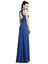 Rear View Thumbnail - Classic Blue Thread Bridesmaid UKTH020