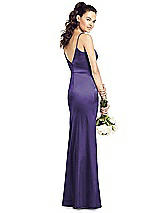 Rear View Thumbnail - Regalia - PANTONE Ultra Violet Thread Bridesmaid UKTH021