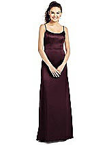 Front View Thumbnail - Bordeaux Thread Bridesmaid UKTH021