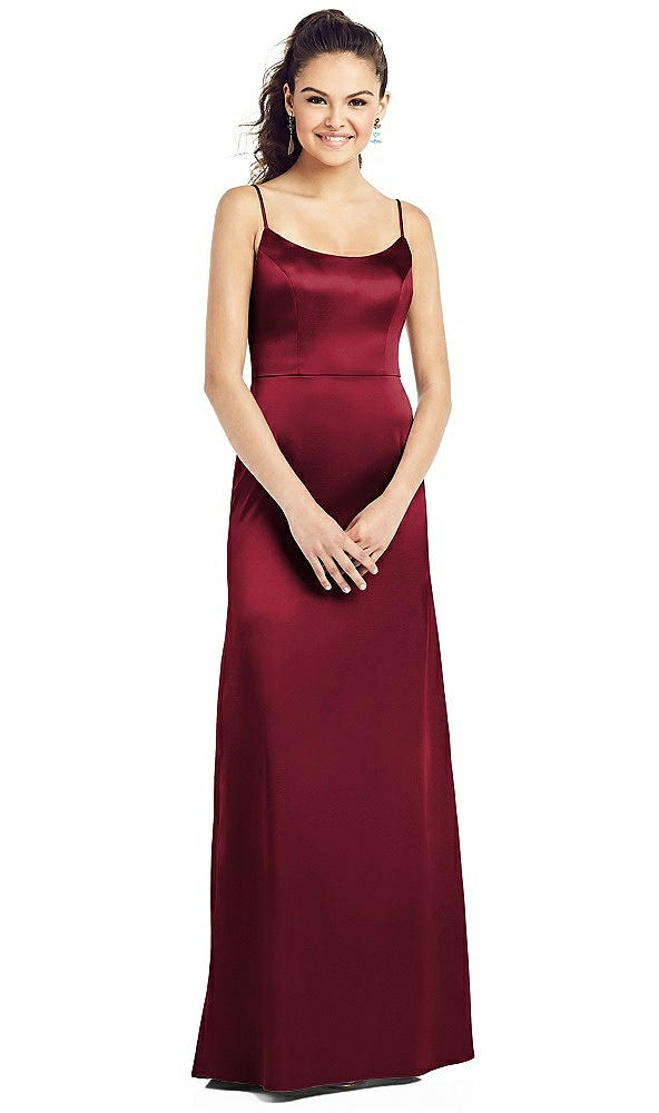 Front View - Burgundy Thread Bridesmaid UKTH021