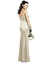 Rear View Thumbnail - Champagne Thread Bridesmaid UKTH021