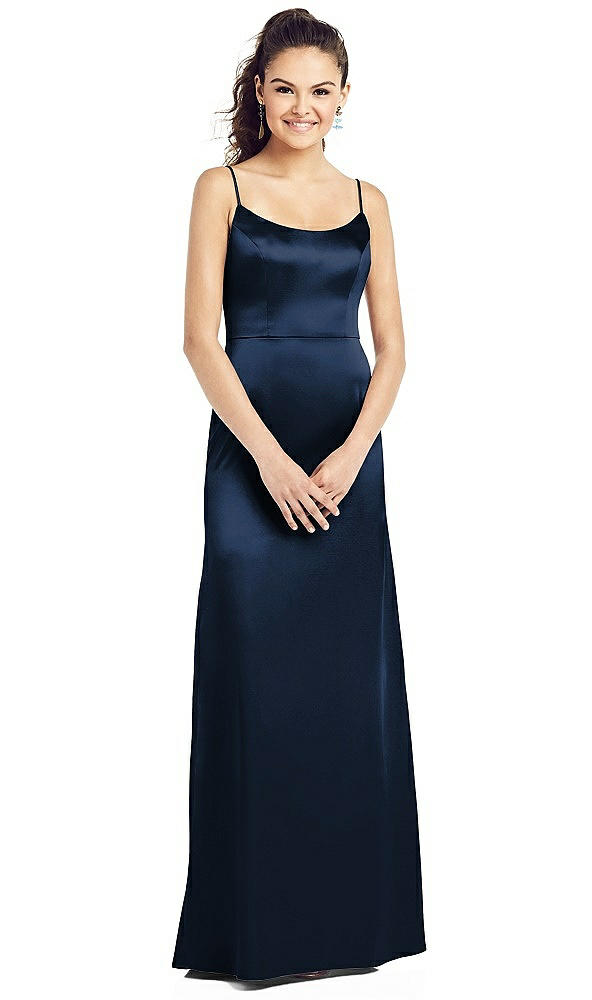 Front View - Midnight Navy Thread Bridesmaid UKTH021