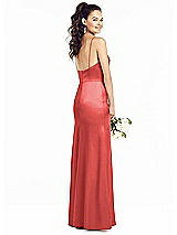 Rear View Thumbnail - Perfect Coral Thread Bridesmaid UKTH022