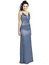 Front View Thumbnail - Larkspur Blue Thread Bridesmaid UKTH022