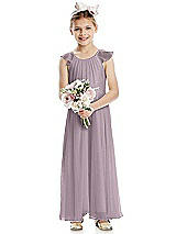 Front View Thumbnail - Lilac Dusk Flower Girl Dress FL4070