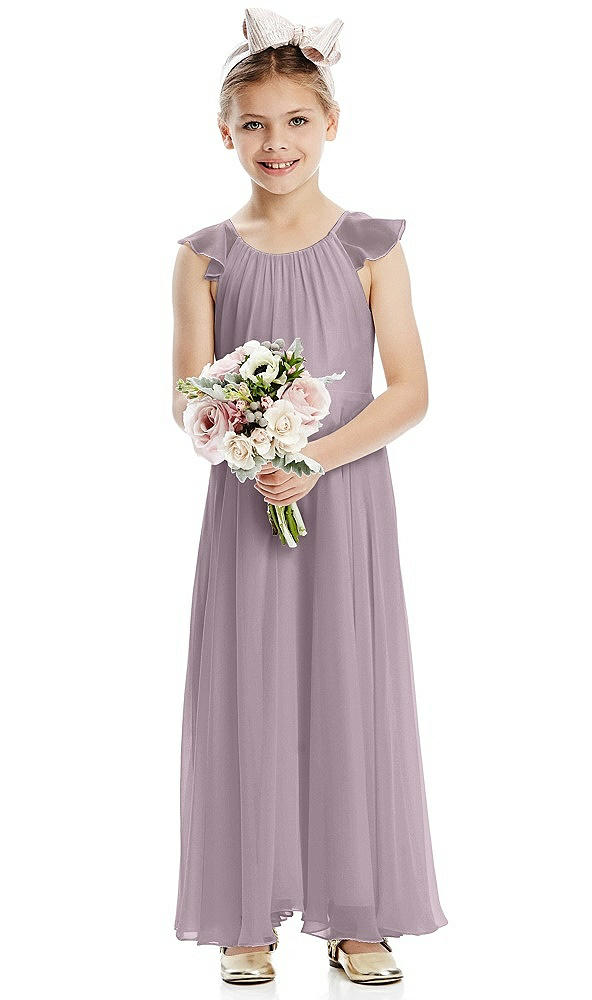 Front View - Lilac Dusk Flower Girl Dress FL4070