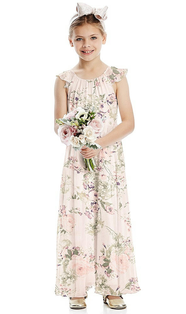 Front View - Blush Garden Flower Girl Dress FL4070